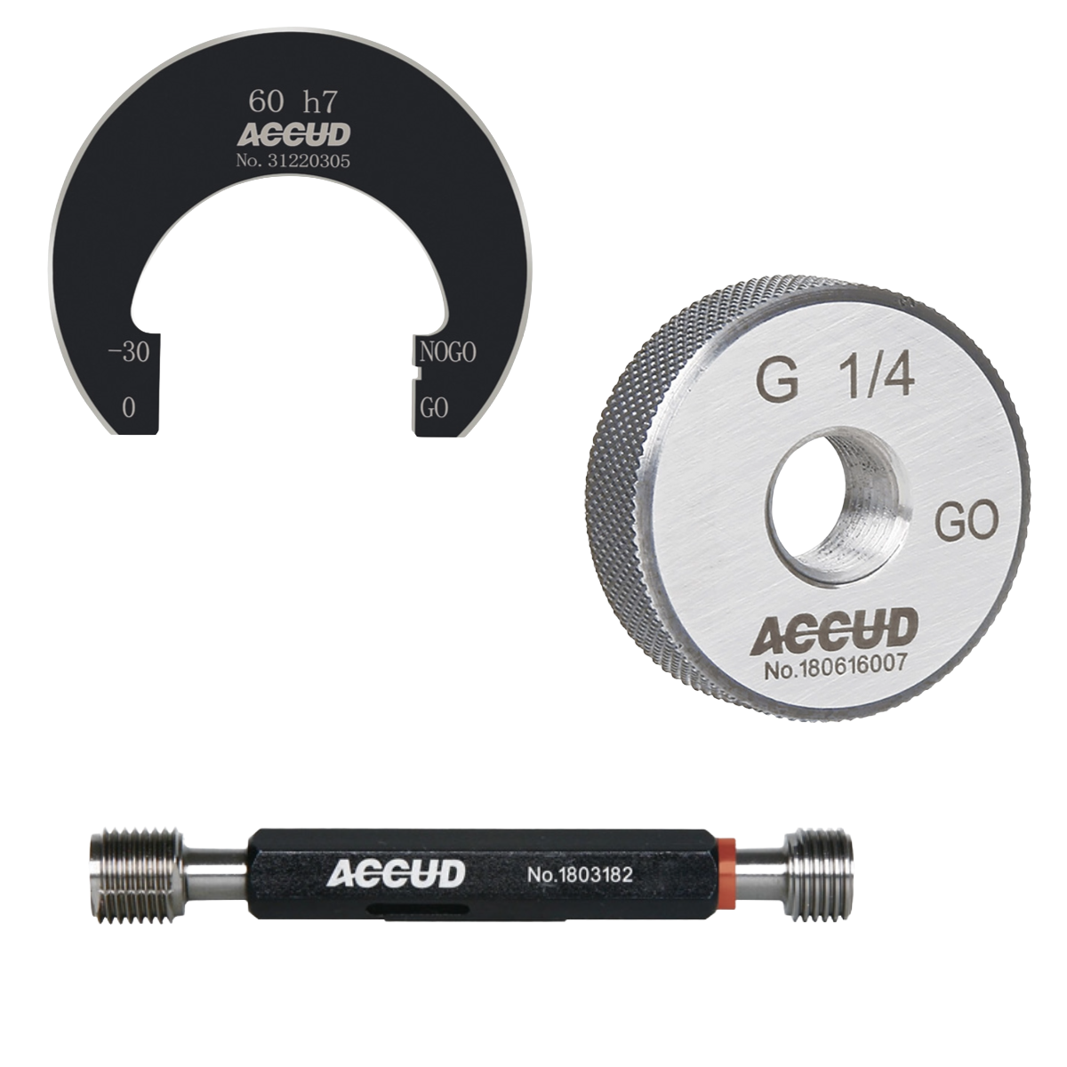 Měrky, kroužky, kalibry