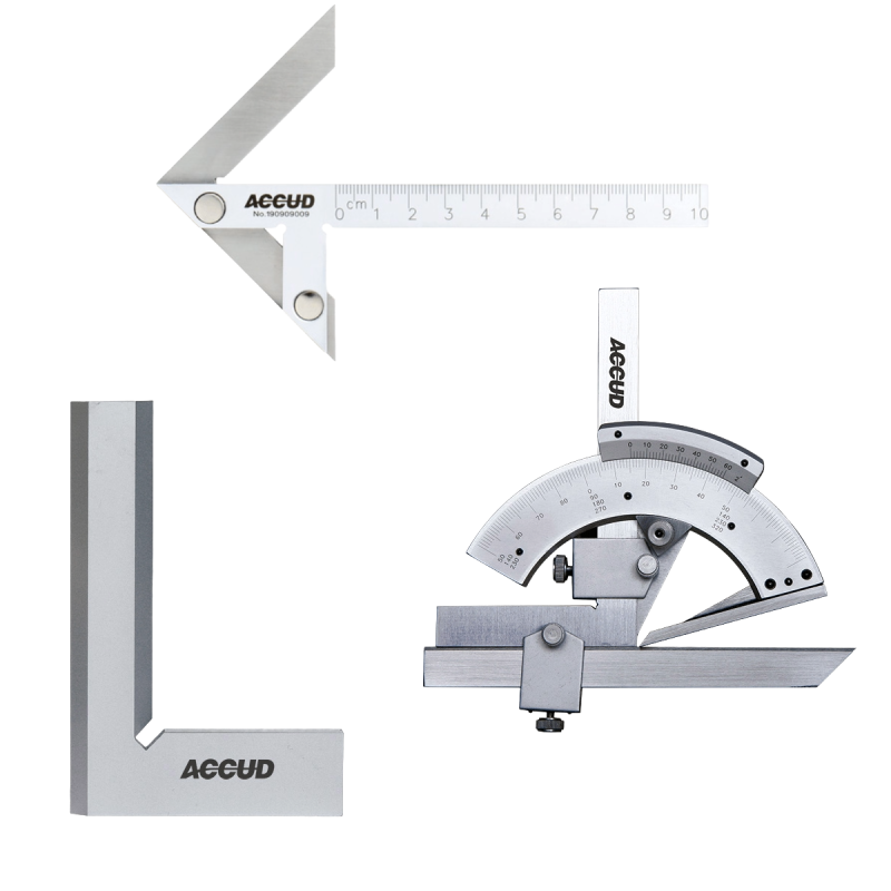 Úhloměry, Úhelníky, Vodováhy